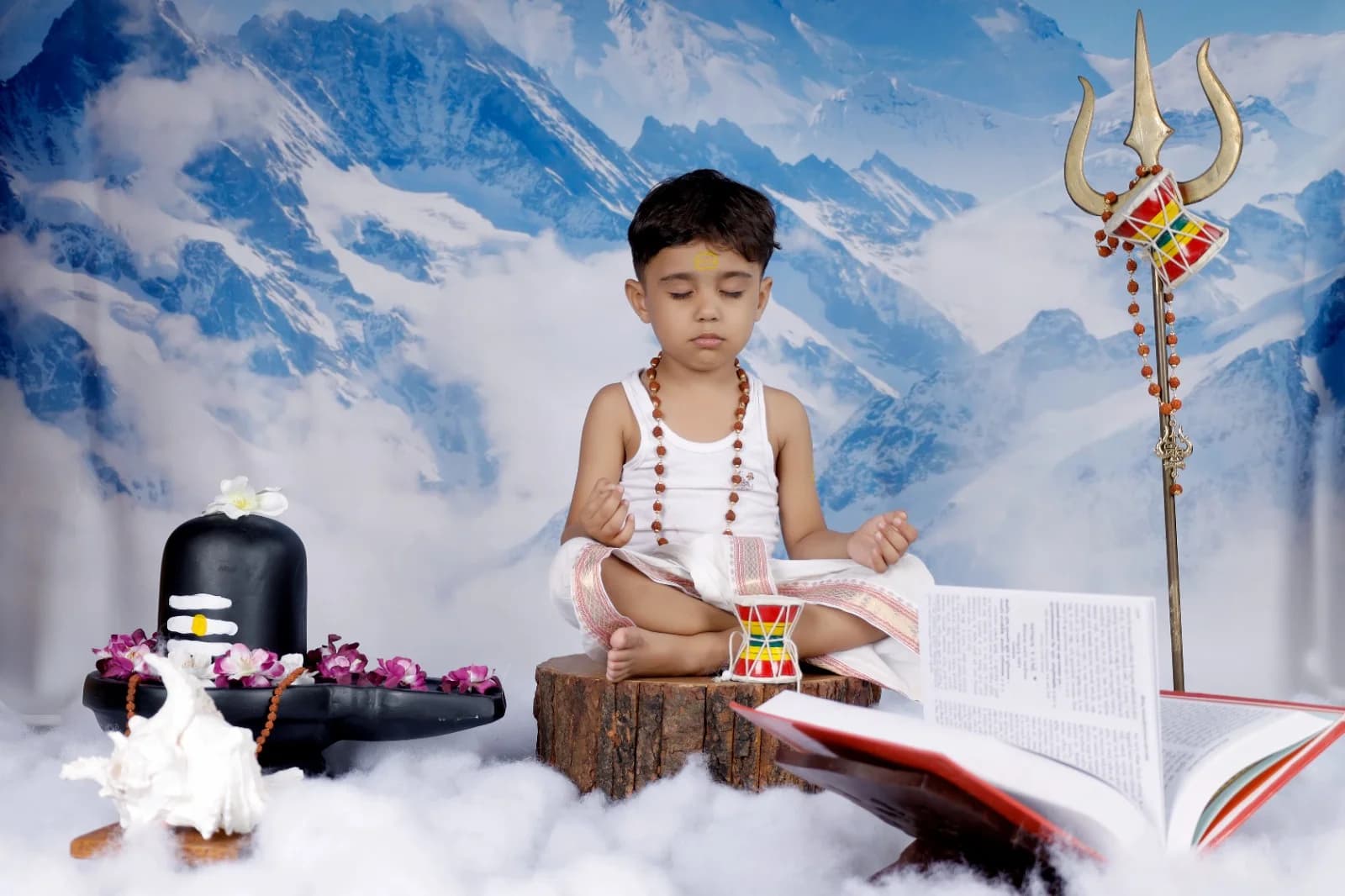 Capture the Divine: Why a Mahadev-Themed Baby Photoshoot is Trending This Shravan